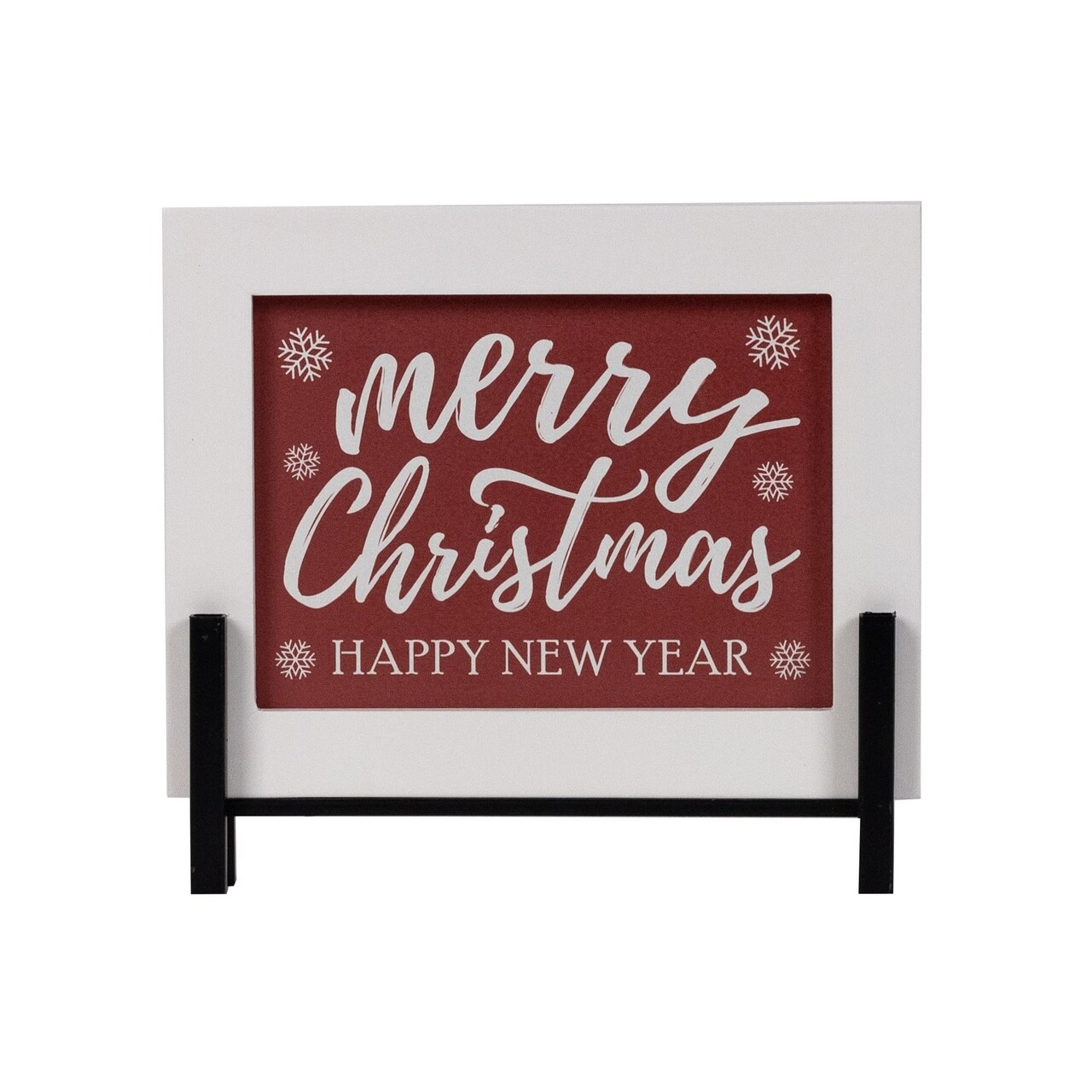 Melrose 8.5&#x22; Merry Christmas Tabletop Sign With Stand
